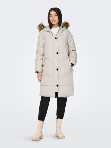 JDY Winter Coat in Beige