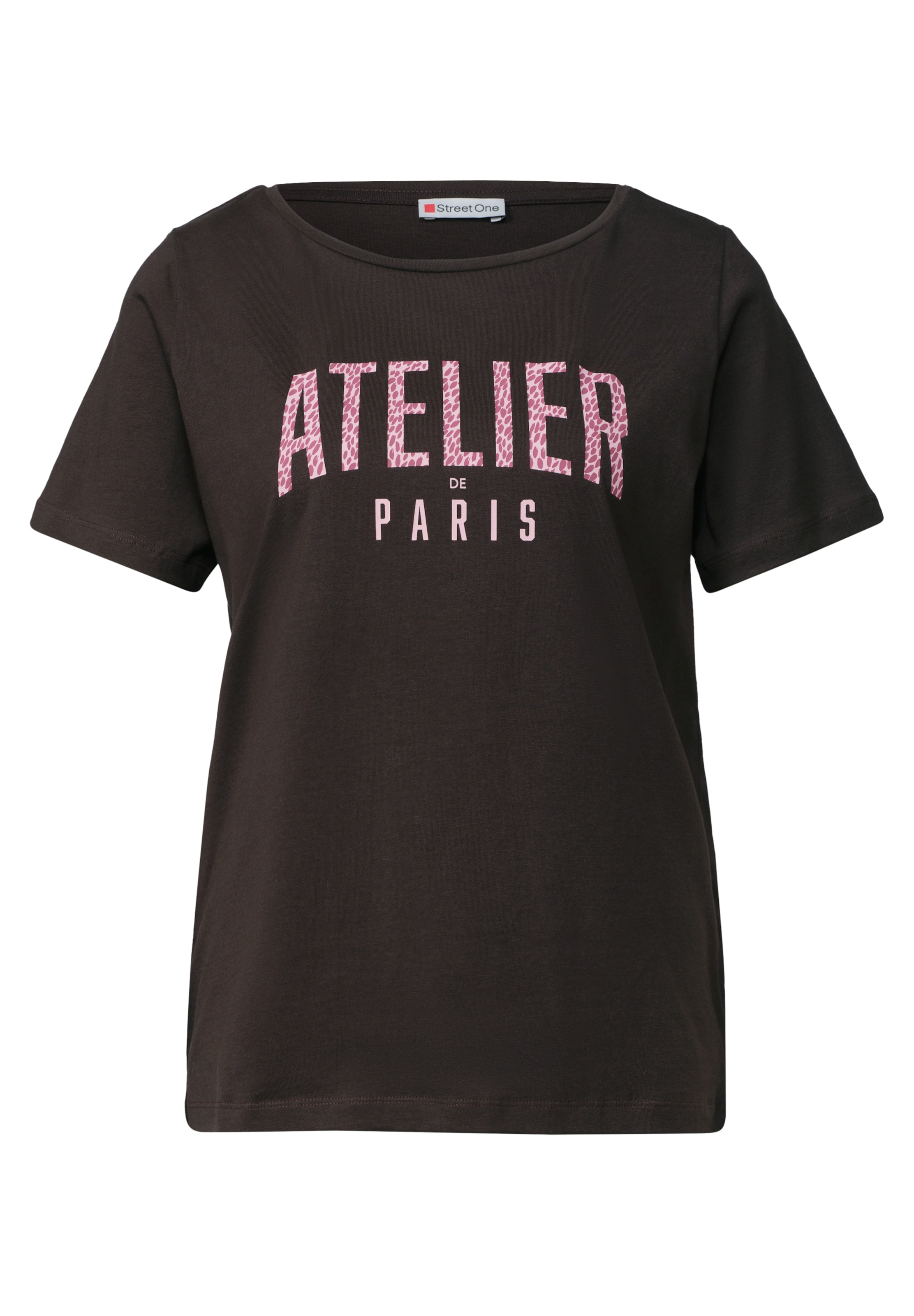 STREET ONE Shirt in Brown: front
