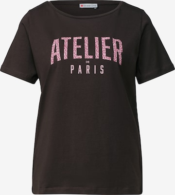 STREET ONE Shirt in Brown: front