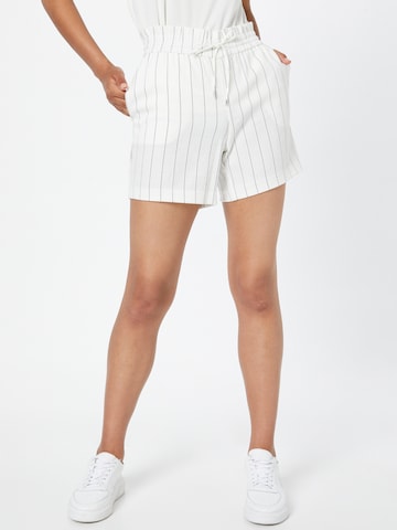 ONLY Regular Панталон 'LETHA' в бяло: отпред