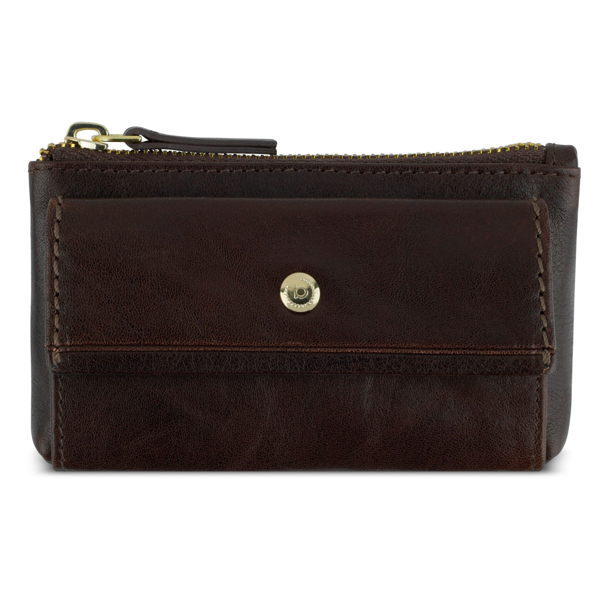 Portachiavi 'Neaples' di bugatti in marrone: frontale