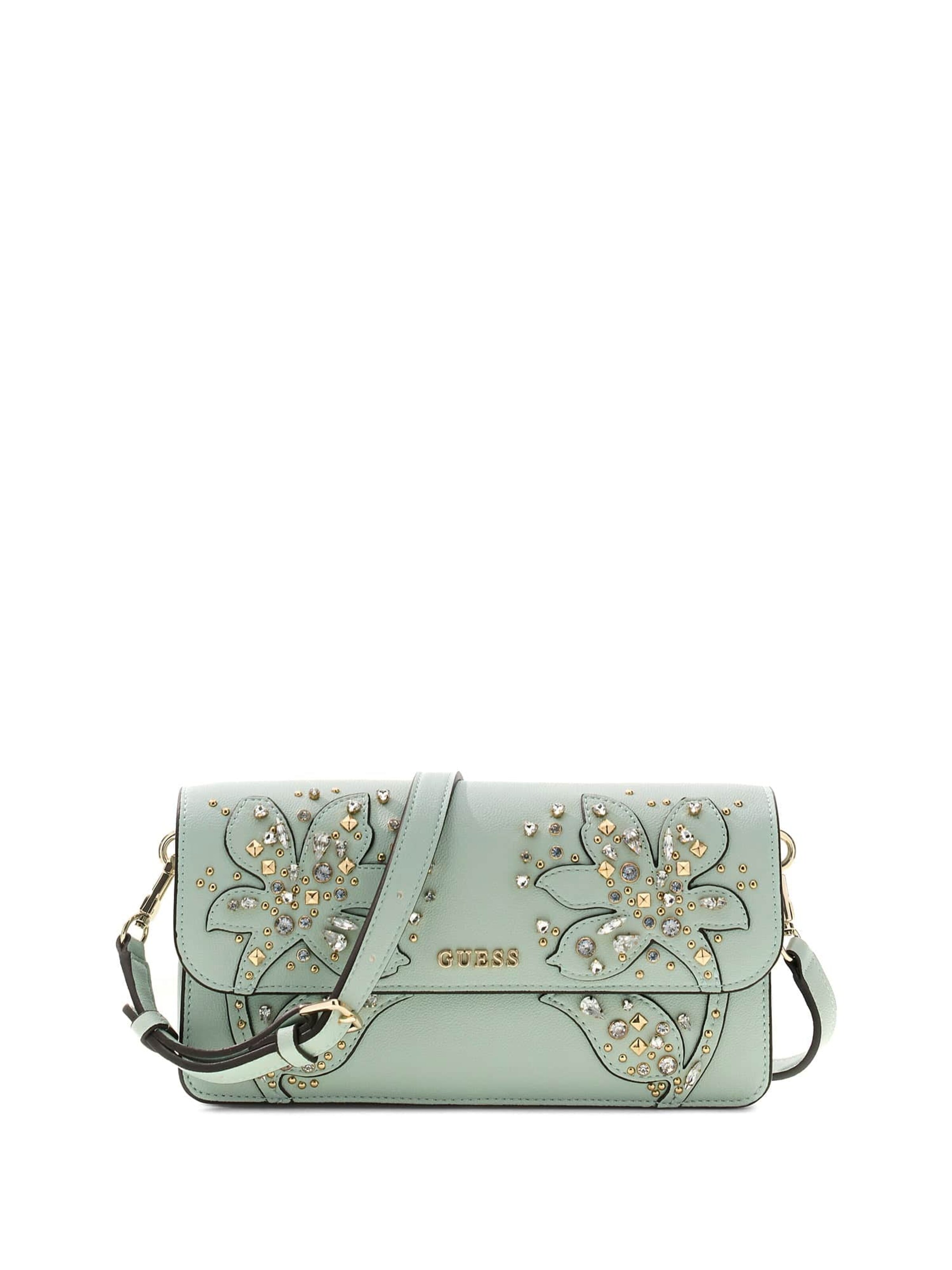 GUESS Shoulder Bag 'Sadie' in Green: front