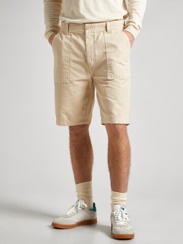 Pepe Jeans Regular Pants in Beige: front