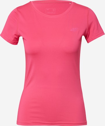 4F - Camiseta funcional en rosa: frente