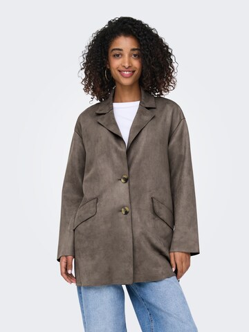 Blazer 'ONLMAGGIE' ONLY en gris : devant