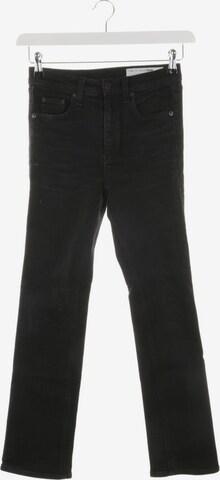 rag & bone Jeans in 25 in Black: front