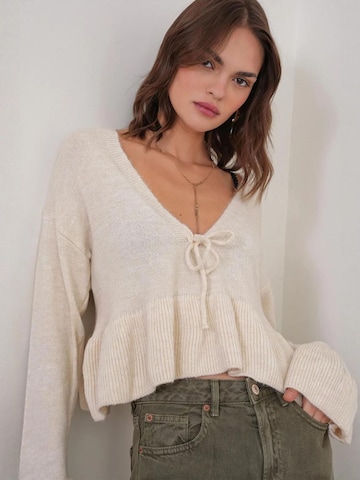 MixRay Pullover 'Pullover'‌‌‌‌ in Beige