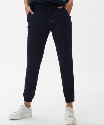 BRAX Tapered Pants 'MORRIS S' in Blue: front