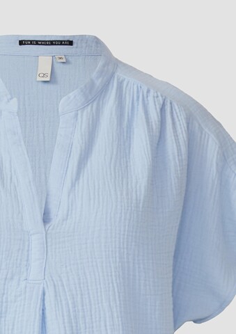 QS Bluse in Blau