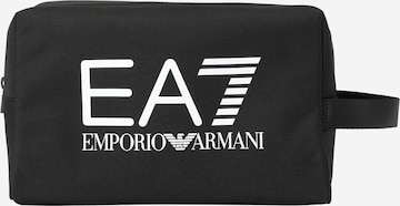 EA7 Emporio Armani Toilettilaukku värissä musta: etupuoli