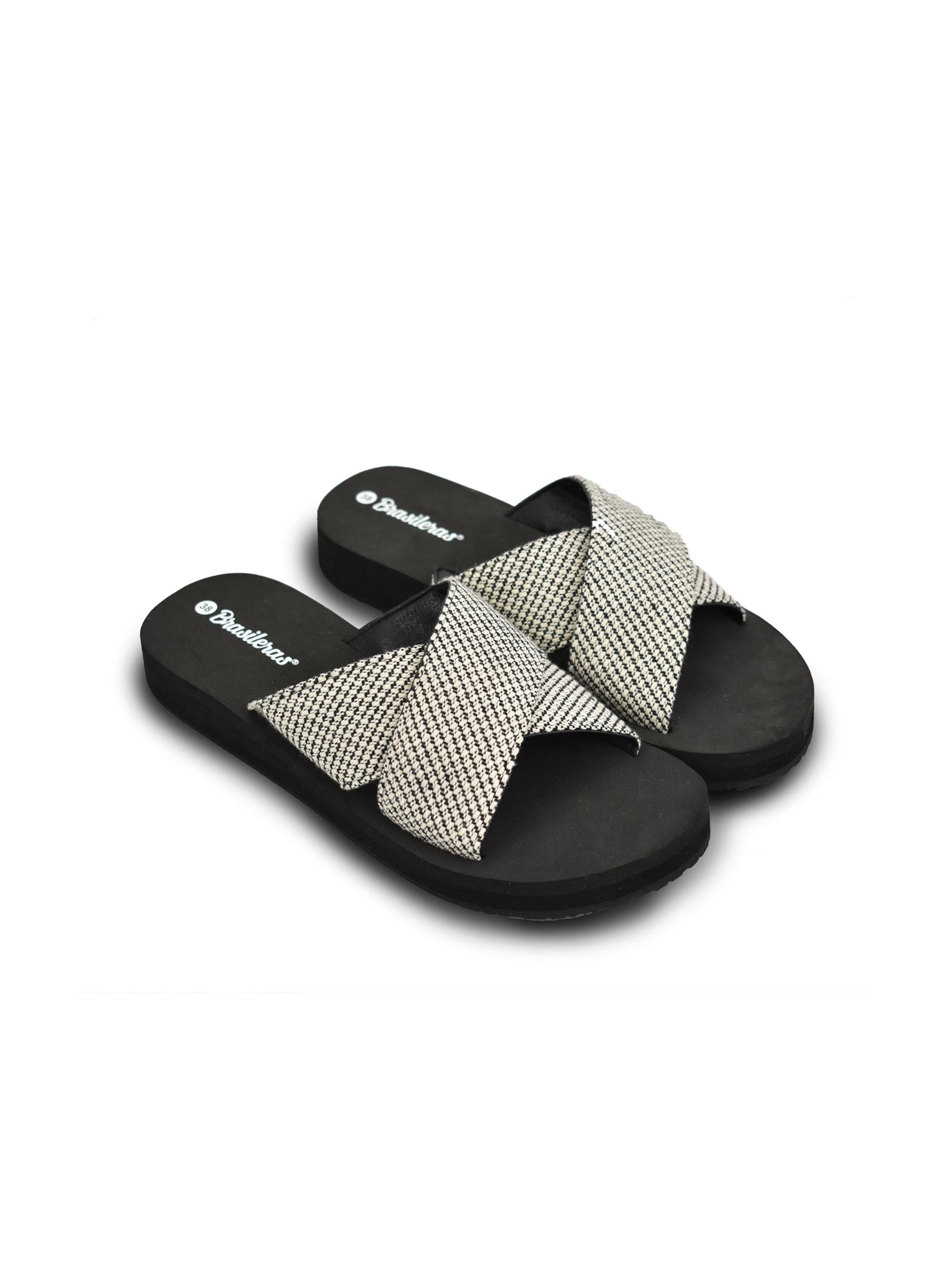 Sandales 'Aspa' Brasileras en noir