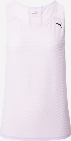 PUMA Sporttop in Lila: voorkant