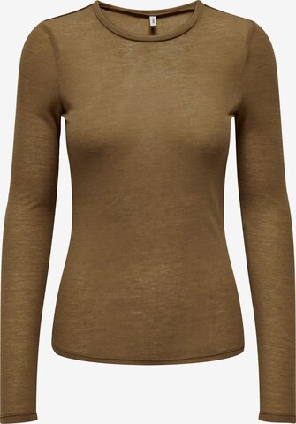 ONLY Shirt 'JOANNA' in Brown: front