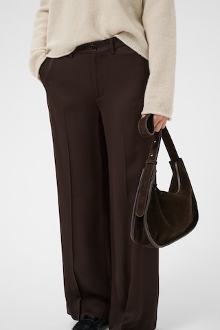 Part Two Wide leg Pants 'Ninnesas' in Brown
