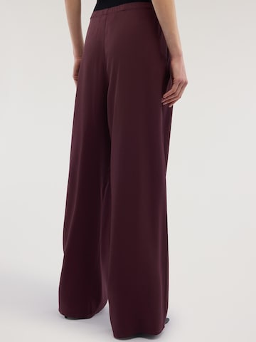 Trussardi Wide leg Broek in Rood
