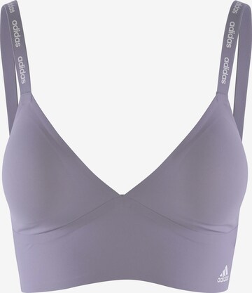 ADIDAS SPORTSWEAR BH ' LONGLINE BRALETTE ' in Blauw: voorkant