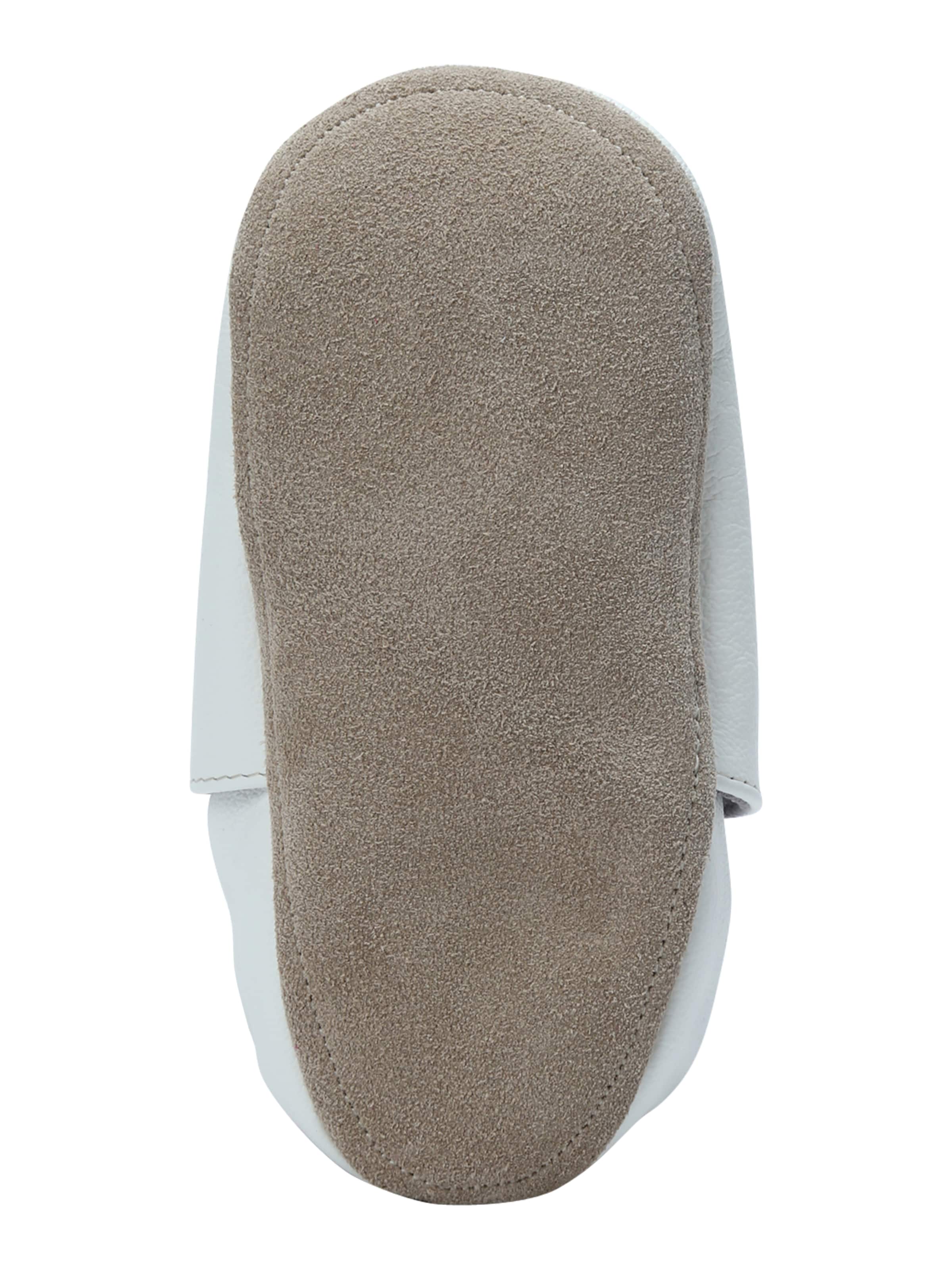 BECK Παντόφλα 'Kleine Eule' σε λευκό