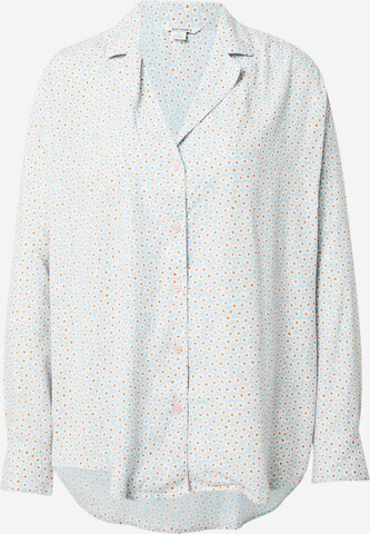 Monki Blouse in Blue: front