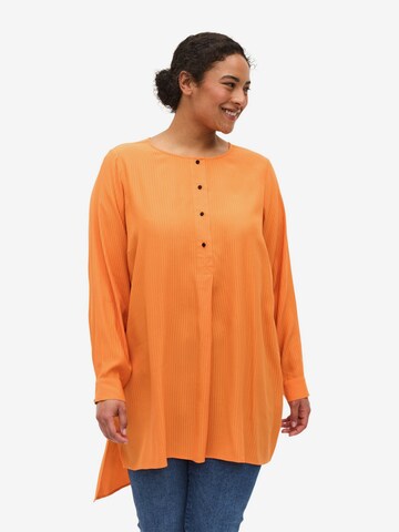 Zizzi Kleid 'Alex' in Orange: predná strana