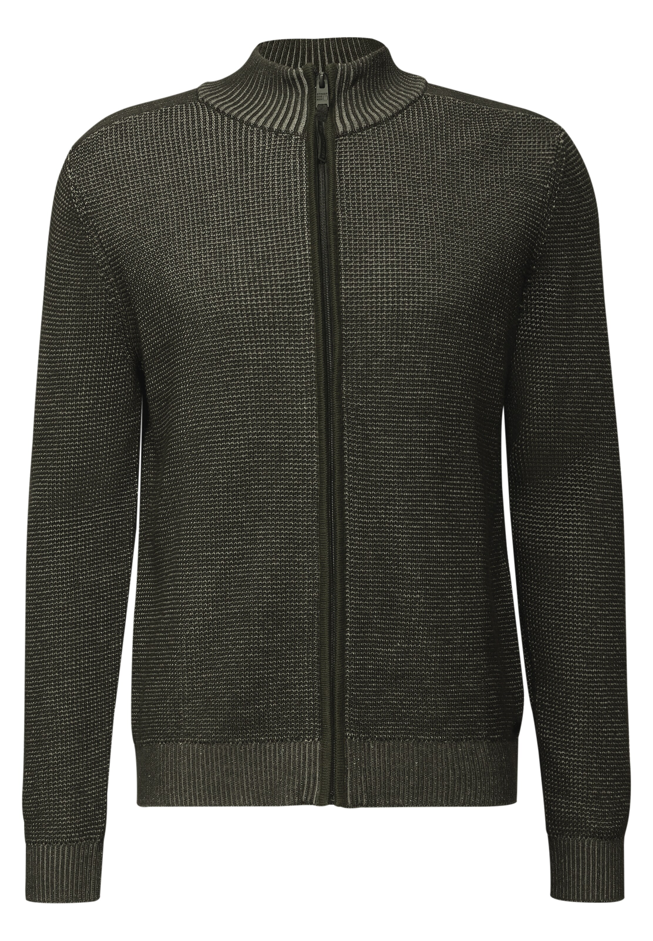 Street One MEN Strickjacke in Grün ABOUT YOU