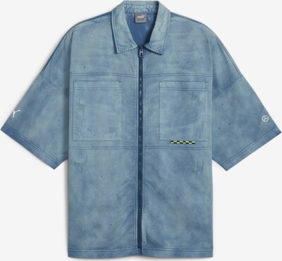 PUMA Functioneel shirt in de kleur Blauw / Grijs / Zwart, Productweergave