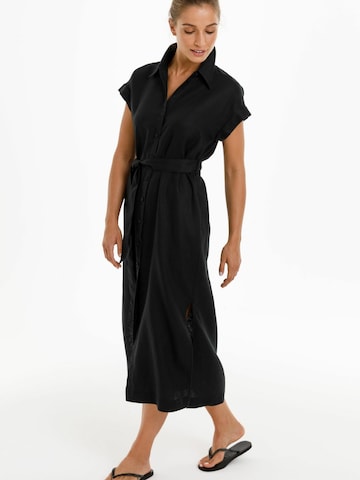 MARC AUREL Shirt Dress in Black