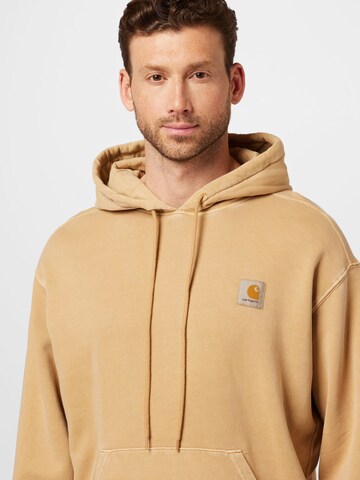 Carhartt WIP Mikina 'Nelson' – hnědá