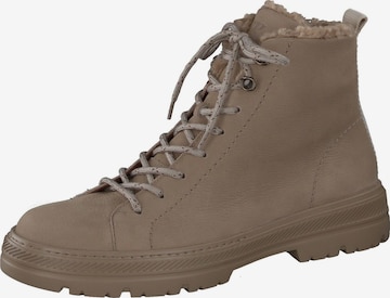 Paul Green Veterlaarsjes '5287' in Beige: voorkant