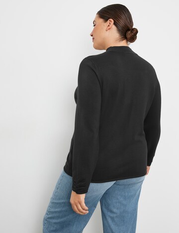 SAMOON Pullover in Schwarz