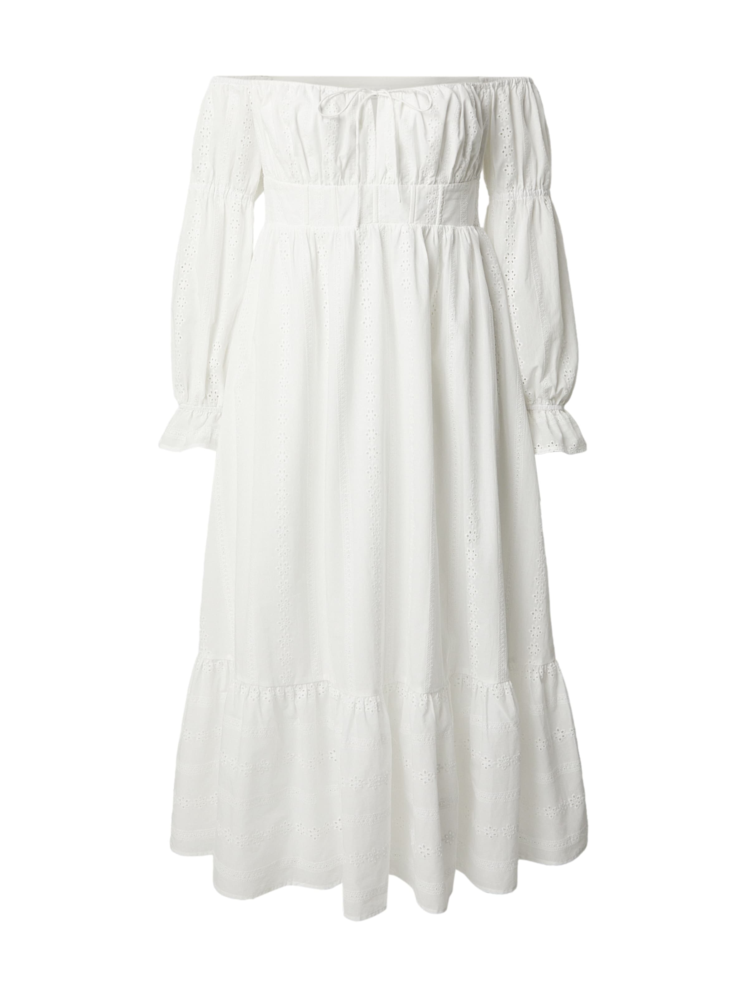 CITA MAASS Robe d’été 'Broderie Anglaise ' en blanc, Vue avec produit