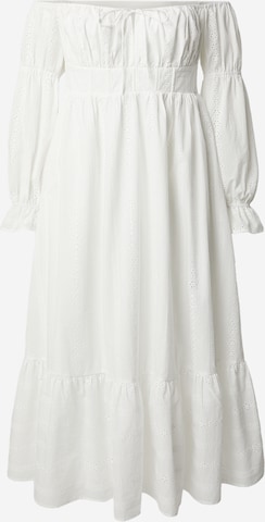 CITA MAASS Sommerkjole 'Broderie Anglaise ' i hvid: forside