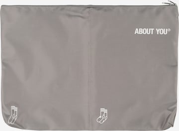 ABOUT YOU Garment Bag 'Icons' in Grey: front