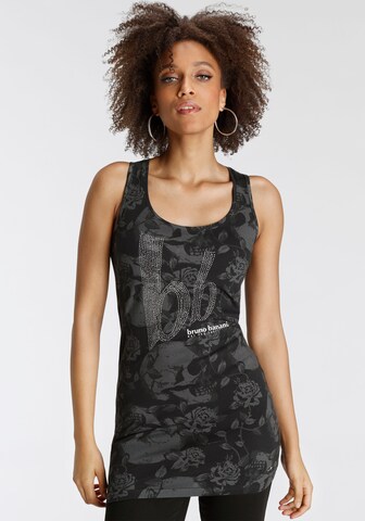 BRUNO BANANI Sports Top in Black: front