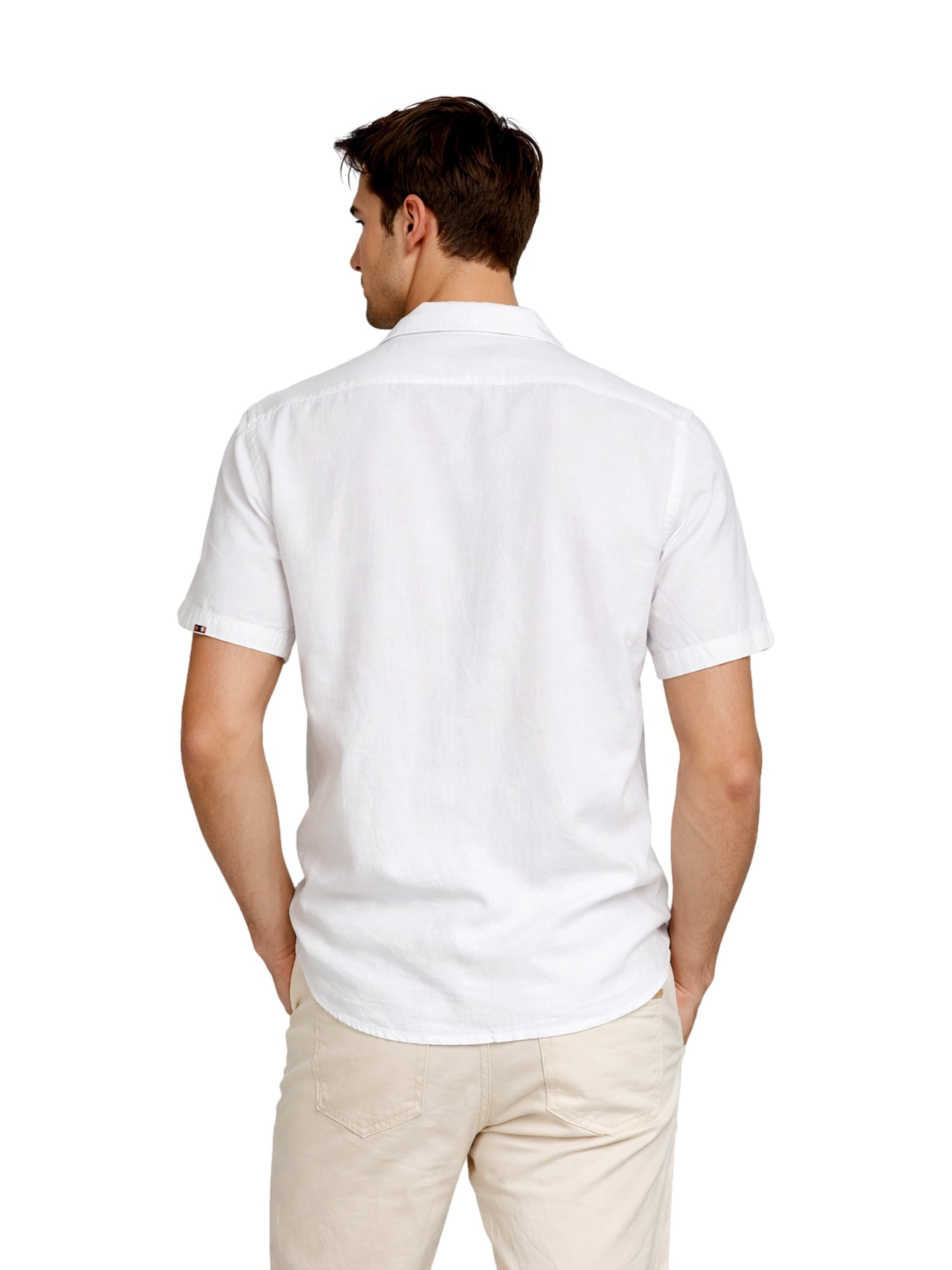 INDICODE Regular fit Button Up Shirt in White