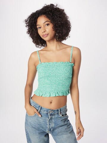 HOLLISTER Blouse in Groen: voorkant