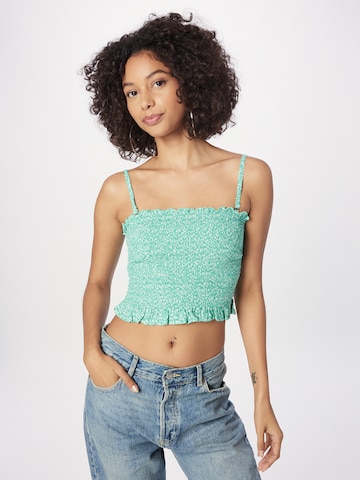 HOLLISTER - Blusa em verde: frente