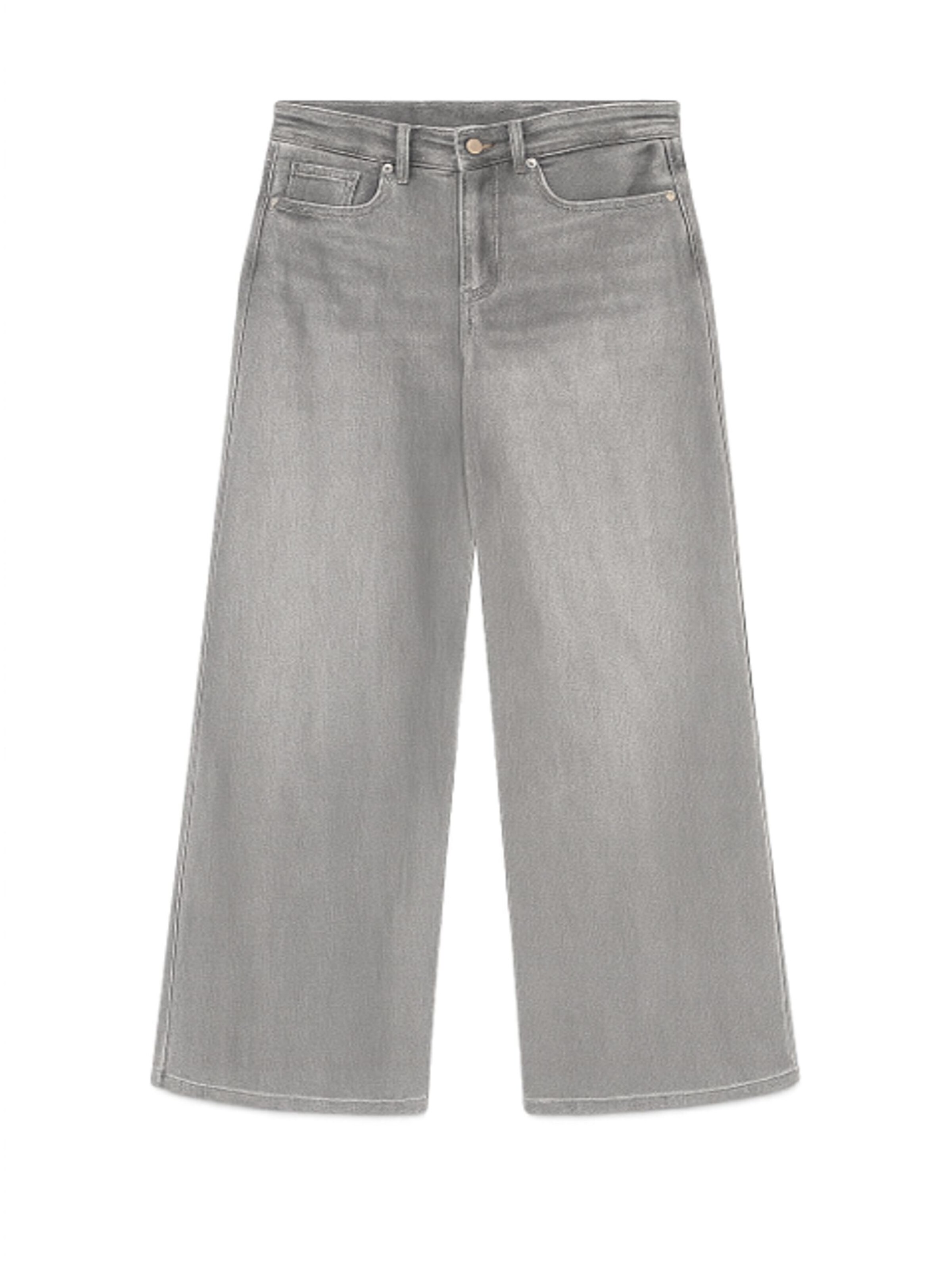 VERO MODA - Pierna ancha Vaquero 'VMOlivia' en gris: frente