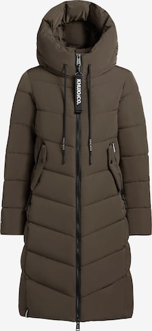 khujo Зимно палто 'Mikia2-YM' в зелено: отпред