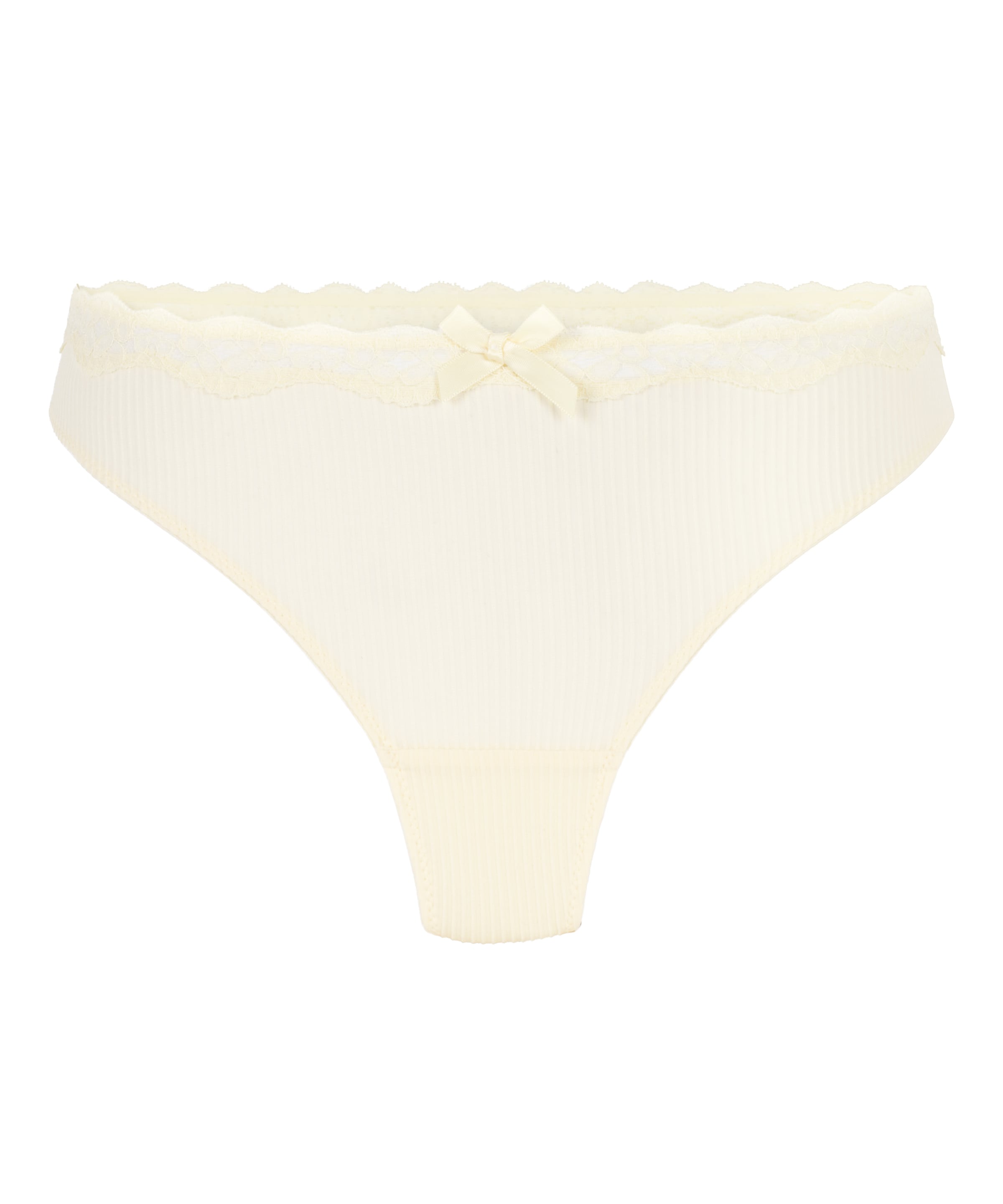 Hunkemöller Thong 'Lola' in Pastel yellow, Item view
