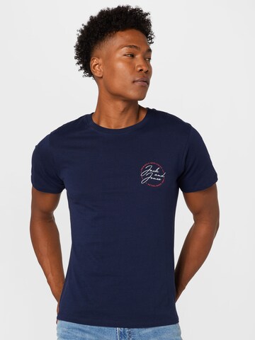 JACK & JONES T-Shirt 'JERRYS' in Blau: predná strana