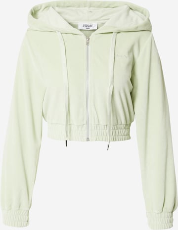 SHYX Zip-Up Hoodie 'Fame' in Green: front