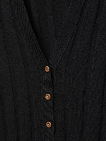 MANGO Knit Cardigan 'FLURRY' in Black