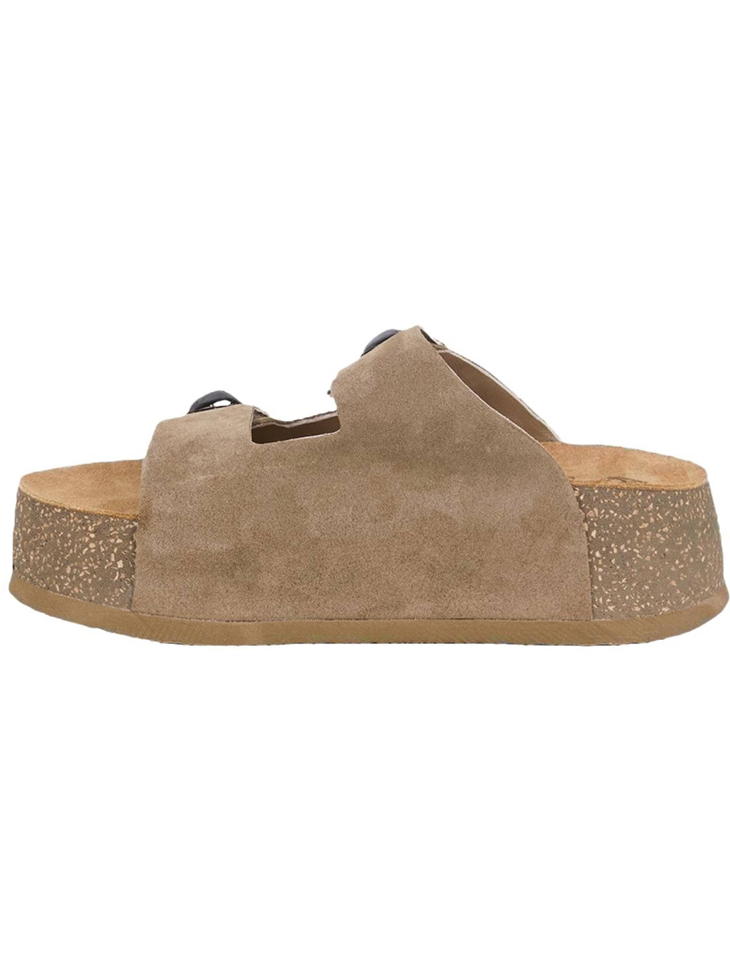 Desa Slippers 'Keilrutschen' in Beige