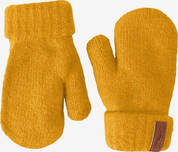 BabyMocs Gloves in Yellow: front