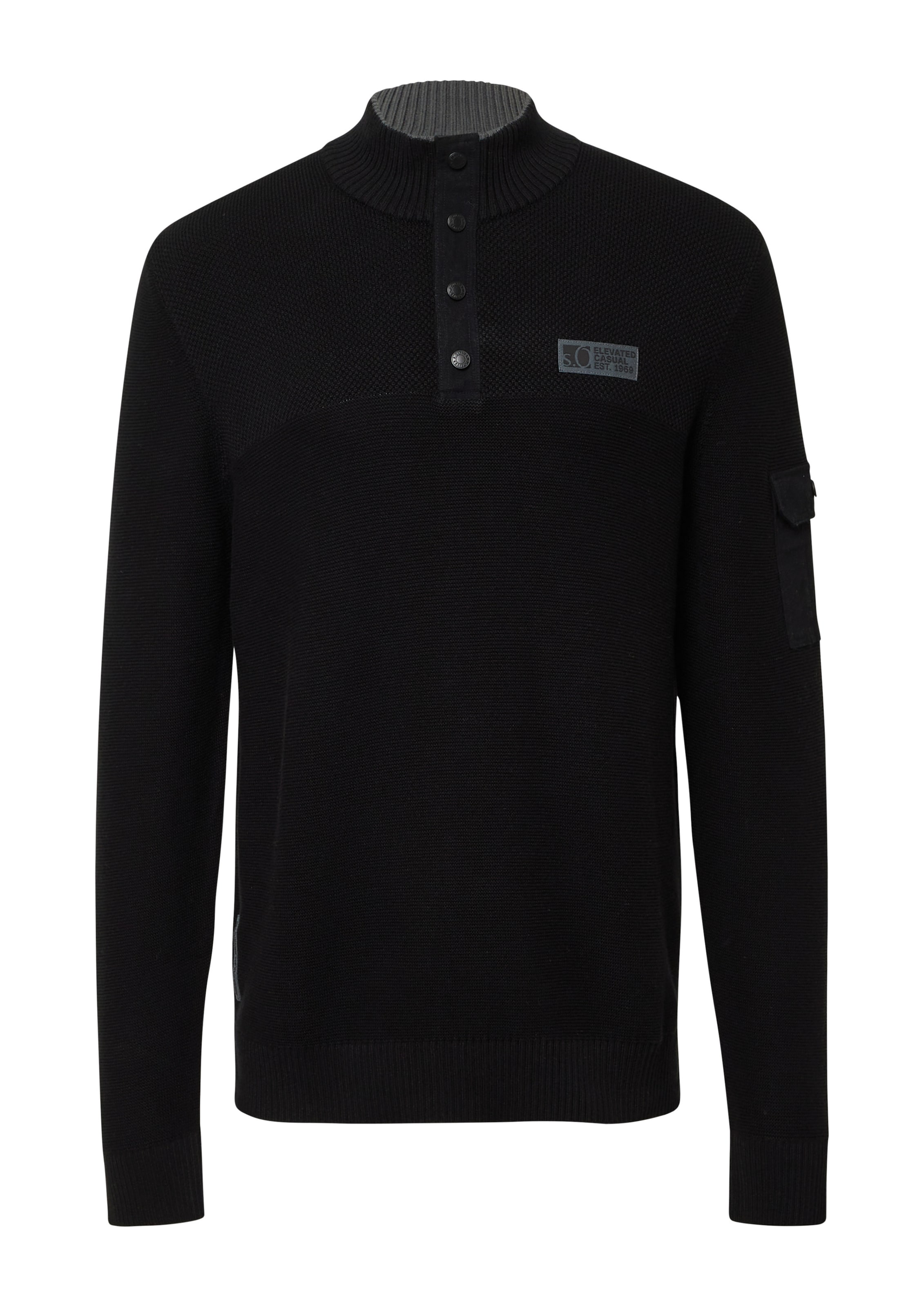 s.Oliver Свитер в Черный: спереди