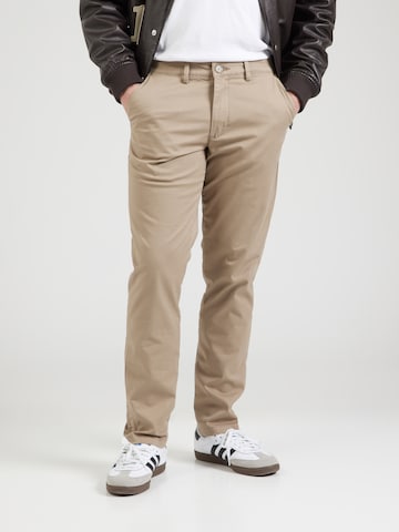 SELECTED Slim fit Chino Pants 'SLH175 MILES' in Grey: front