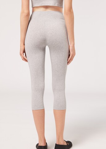 CALZEDONIA Skinny Leggings in Grau