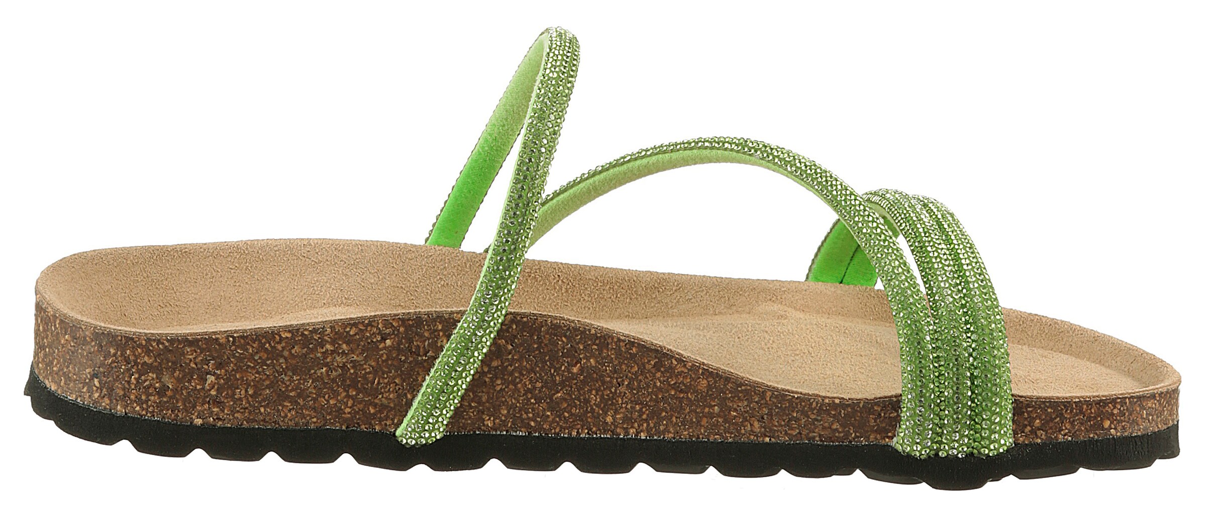 Aniston Strap Sandals in Green