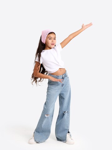 Solang Regular Hose Denim lässiger Schnitt in Blau