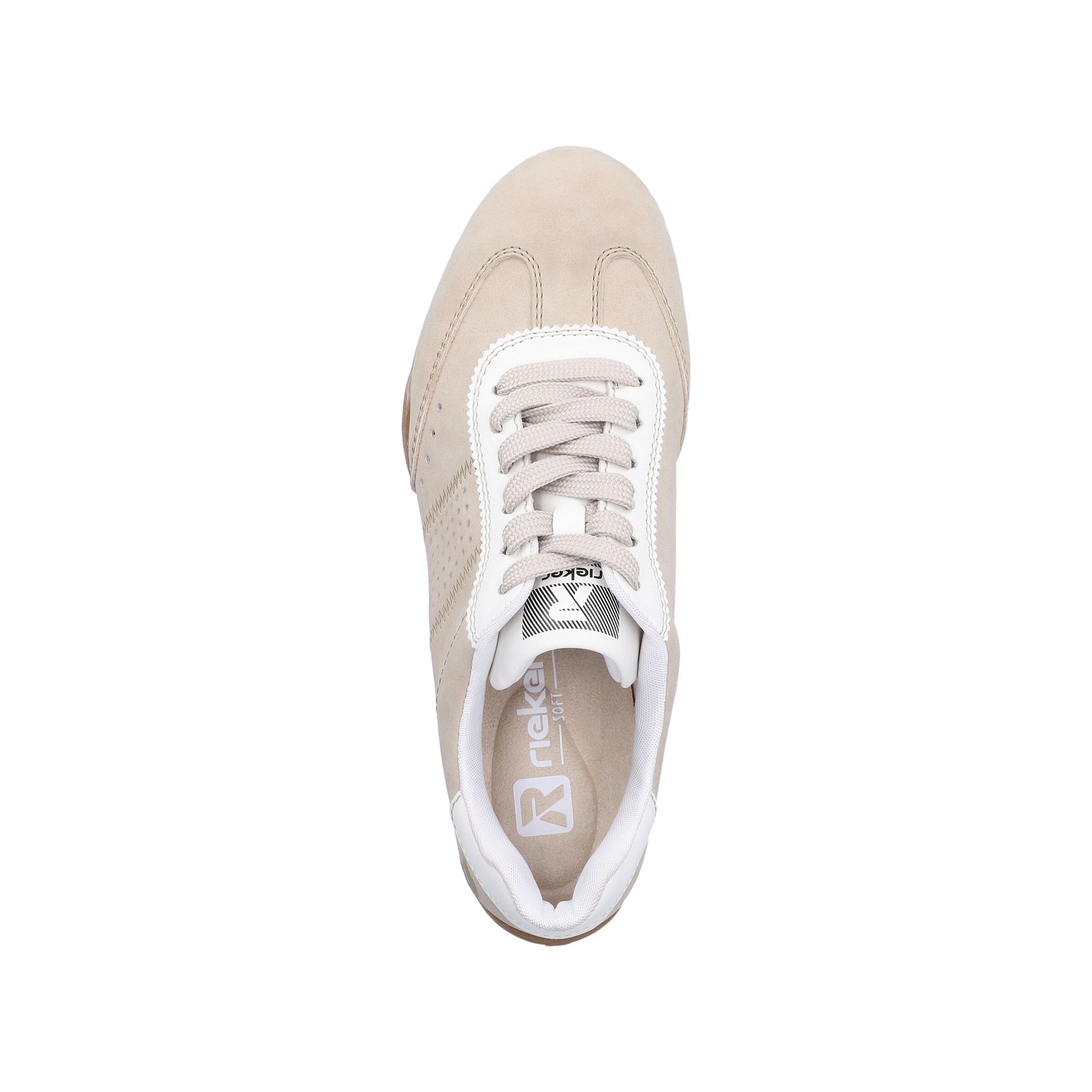 Chaussure de sport à lacets Rieker en beige